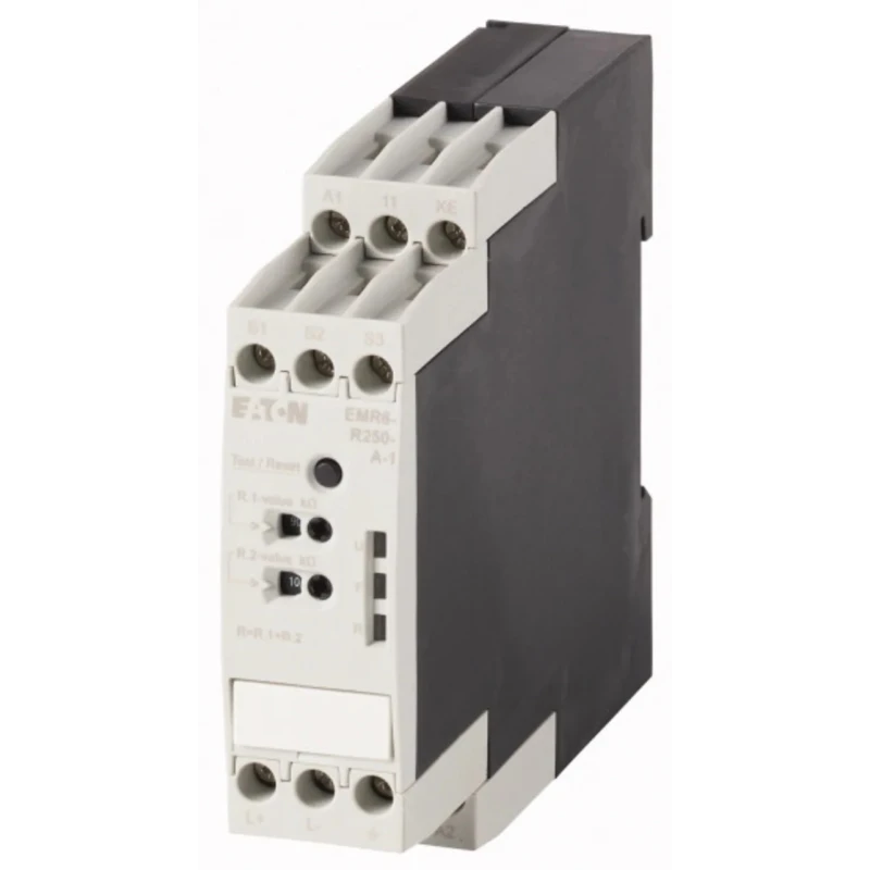 Eaton 3 Phase Insulation Monitoring Relay DIN Rail Mount 24 to 240 V AC EMR6-R250-A-1 184772 EMR6-R250-A-1