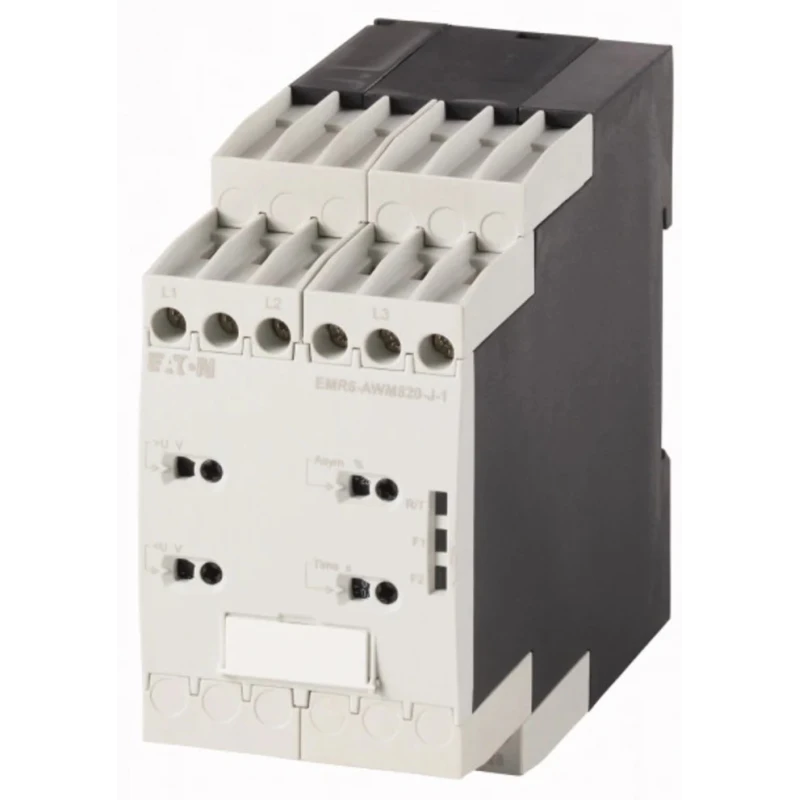 Eaton Monitoring Relay 3 Phase 530/820 V AC Monitor Range 2 CO Contacts DIN Rail Mount 184767 EMR6-AWM820-J-1