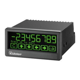 Kubler 573T LCD Multi-Function Panel Meter for Current Voltage Frequency 96mm x 48mm 6.573T.010.E02