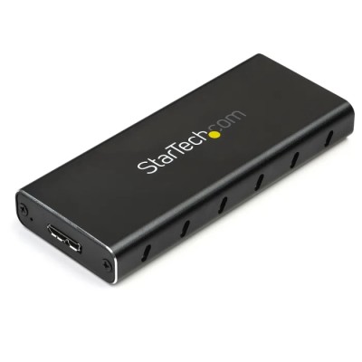 StarTech.com M.2 SATA Hard Drive Enclosure USB 3.1 Gen 2 with Aluminium Housing SM21BMU31C3