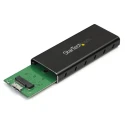 StarTech.com M.2 SATA Hard Drive Enclosure USB 3.1 Gen 2 with Aluminium Housing SM21BMU31C3