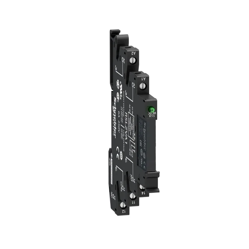 Schneider Electric DIN Rail Interface Relay 12V ac/dc Coil 6A Switching Current SPDT RSL1PVJU