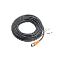 Telemecanique Sensors Female 3 Way Straight Female to Female Free End Sensor Actuator Cable, 5 m XZCPA1865L5