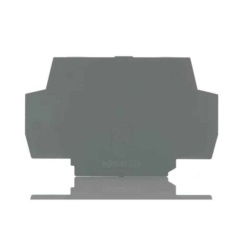 WAGO End & Intermediate Plate for Use with 859 Series Relay and Optocoupler Modules 859-525