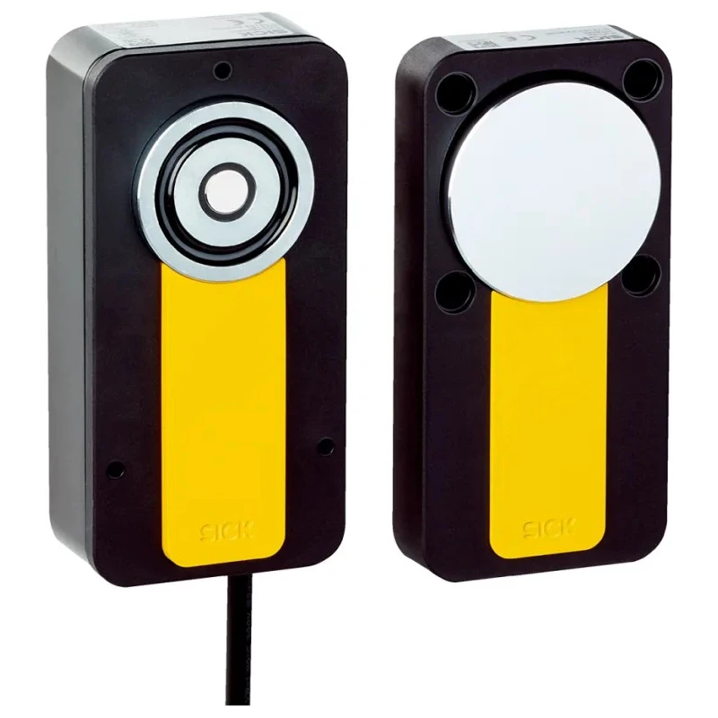 SICK MLP1 Series Solenoid Interlock Switch with Power-to-Lock/Unlock Actuator Included, 24V DC, IP67, Aluminium Housing MLP1