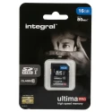 Integral Memory 16 GB SDHC SD Card Class 10 UHS 1 U1 INSDH16G10-80U1