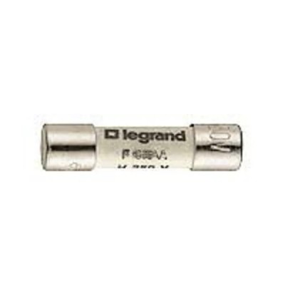 Legrand 1A F Ceramic Cartridge Fuse, 5 x 20 mm, 250V AC, High Rupture Capacity 1500 Amps 0 102 10