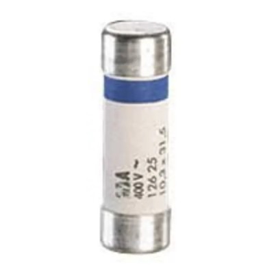 Legrand Ceramic Cartridge Fuse 1A Current Rating 10 x 38 mm, 500V AC, 100000 Amps Rupture Capacity 0 133 01