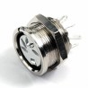 Deltron 3 Pole Straight Standard DIN Socket Panel Mount, 2A, 34V AC, Brass Silver-Plated Contacts 651-0300
