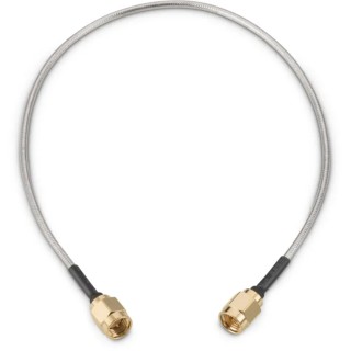 Wurth Elektronik SMA Series RF Coaxial Cable 50 Ω 152.4 mm Length, White Jacket, Terminated 65503503515308