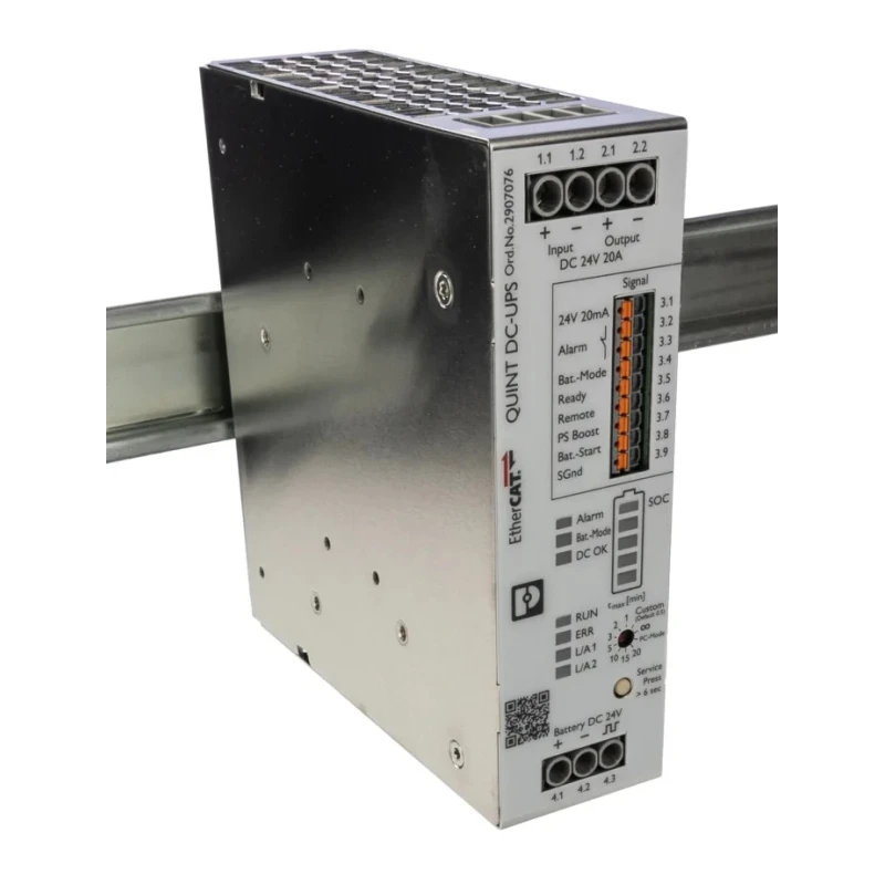 Phoenix Contact QUINT UPS 18V DC to 30V DC Input Uninterruptible Power Supply 740W 31.2A DIN Rail 2907076