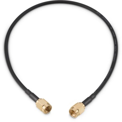 Wurth Elektronik SMA Series RG174 Coaxial Cable 152.4 mm Length 50 Ω 250V AC White Polytetrafluoroethylene Jacket RG174