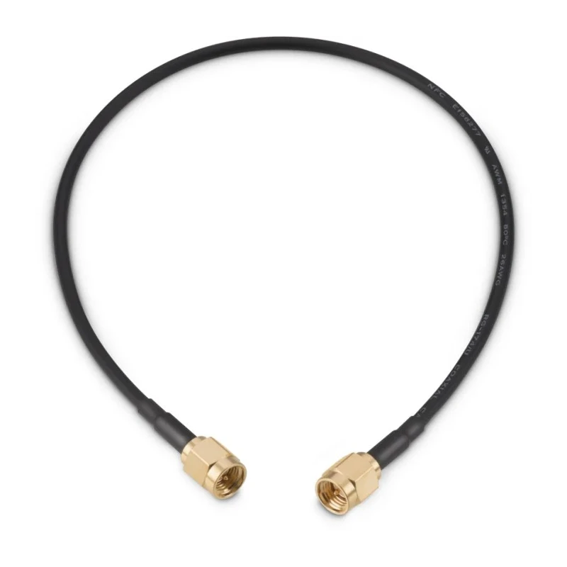 Wurth Elektronik SMA Series RG174 Coaxial Cable 152.4 mm Length 50 Ω 250V AC White Polytetrafluoroethylene Jacket RG174