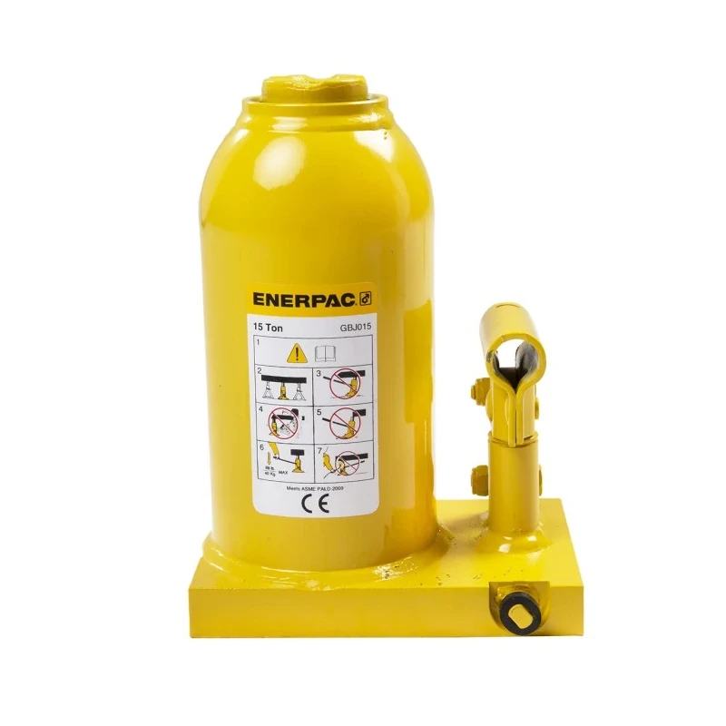 Enerpac Industrial Steel Bottle Jack with 15 Ton Load Capacity, 453 mm Lift Height GBJ015A