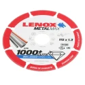 Lenox Aluminium Oxide Abrasive Disc Cutting Disc, 115 mm, Medium Grade, P80 Grit 2030865