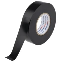 HellermannTyton HelaTape Flex Black Polyvinyl Chloride Electrical Tape 19mm Width 20m 710-10602 HTAPE-FLEX1000+ 19x20-PVC-BK
