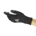 Ansell ActivArmr 97-631 Black Nylon Acrylic Polyvinyl Chloride Work Gloves Size 8 PVC Coating 97631080