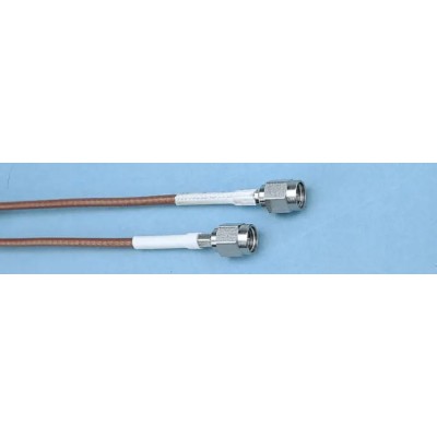 Atem SMA Series RG316 Coaxial Cable 500 mm, 50 Ω, 750V, Black, Terminated 