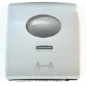 Aquarius Plastic White Wall Rolled Hand Towel Paper Towel Dispenser 324mm x 297mm x 192mm 7955