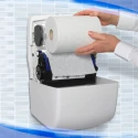 Aquarius Plastic White Wall Rolled Hand Towel Paper Towel Dispenser 324mm x 297mm x 192mm 7955