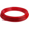 Festo Plastic Tube Red Polyurethane 3 mm Outside Diameter 2.1 mm Inside Diameter 50 m Length 10 bar Maximum PUN-H-3X0,5-RT