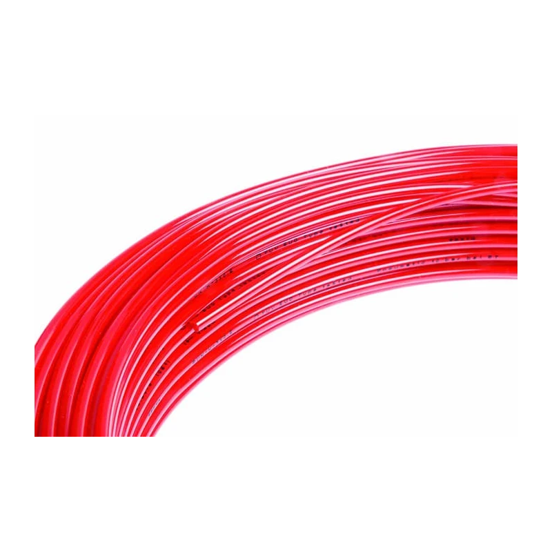Festo Plastic Tube Red Polyurethane 3 mm Outside Diameter 2.1 mm Inside Diameter 50 m Length 10 bar Maximum PUN-H-3X0,5-RT