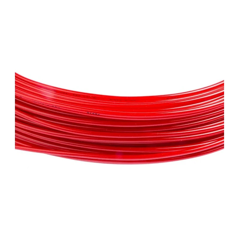 Festo Plastic Tube Red Polyurethane 3 mm Outside Diameter 2.1 mm Inside Diameter 50 m Length 10 bar Maximum PUN-H-3X0,5-RT