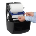 Aquarius Plastic Black Wall Rolled Hand Towel Paper Towel Dispenser 297 mm x 192 mm x 297 mm 7956