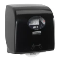 Aquarius Plastic Black Wall Rolled Hand Towel Paper Towel Dispenser 297 mm x 192 mm x 297 mm 7956
