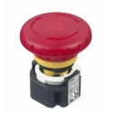 Idec Twist Release Illuminated Emergency Stop Push Button Panel Mount 16mm Cutout 2 NC Contacts IP65 XA1E-LV402Q4R