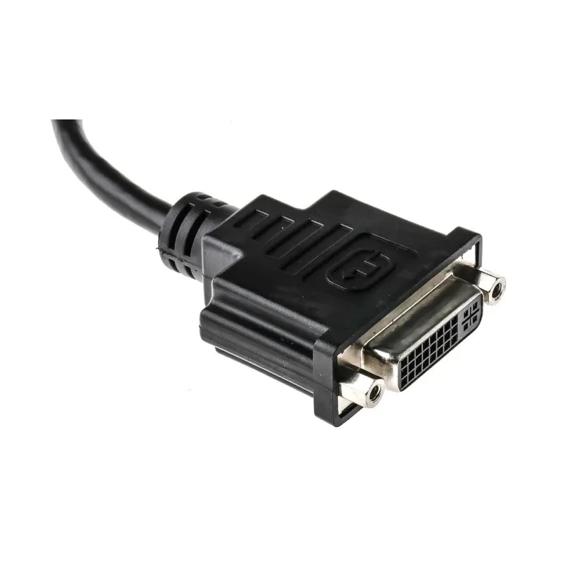 StarTech.com RS PRO Male DisplayPort to Female DVI-D Polyvinyl Chloride Cable 150 mm 182-8789