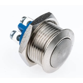 APEM AV Series Push Button Switch Momentary Panel 16.2 mm Cutout SPST IP65 48 V dc AV1630C910