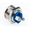 APEM AV Series Push Button Switch Momentary Panel 16.2 mm Cutout SPST IP65 48 V dc AV1630C910