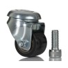 RS PRO Swivel Castor with 200 kg Load Capacity, 35 mm Polyurethane Wheel, Pressed Steel Frame, Model 183-0091