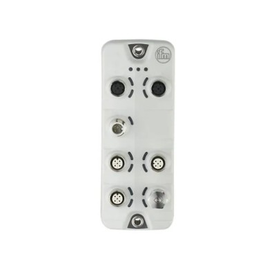 ifm electronic AL1101 Series Sensor Box, 4 Port, IO-Link, Ethernet, Polyamide Housing, IP69K Rated AL1101