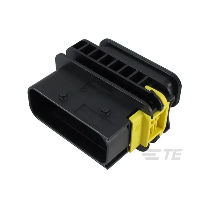 TE Connectivity HDSCS Automotive Connector Female Black Plug-in 16 Way Crimp Termination 1-1564528-1