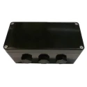CE-TEK CEP-PA Series Black Glass Reinforced Polyester Junction Box IP66 ATEX 75mm x 75mm x 160mm CEP167575PAU