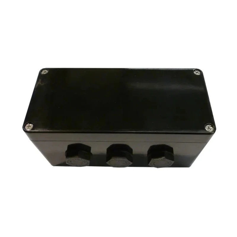 CE-TEK CEP-PA Series Black Glass Reinforced Polyester Junction Box IP66 ATEX 75mm x 75mm x 160mm CEP167575PAU