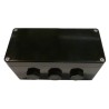 CE-TEK CEP-PA Series Black Glass Reinforced Polyester Junction Box IP66 ATEX 75mm x 75mm x 160mm CEP167575PAU