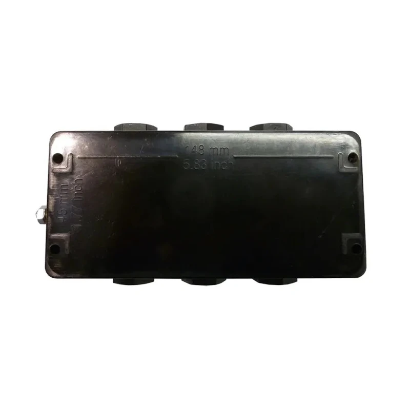 CE-TEK CEP-PA Series Black Glass Reinforced Polyester Junction Box IP66 ATEX 75mm x 75mm x 160mm CEP167575PAU