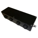 CE-TEK CEP Series Black Polyester Junction Box IP66 ATEX Certified 75 mmx55 mmx230 mm CEP237555PAU