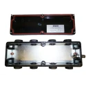 CE-TEK CEP Series Black Polyester Junction Box IP66 ATEX Certified 75 mmx55 mmx230 mm CEP237555PAU