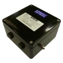 CE-TEK CEP-PA Series Black Glass Reinforced Polyester Junction Box IP66 15 Terminals ATEX 160x90x160 mm CEP161690PAI