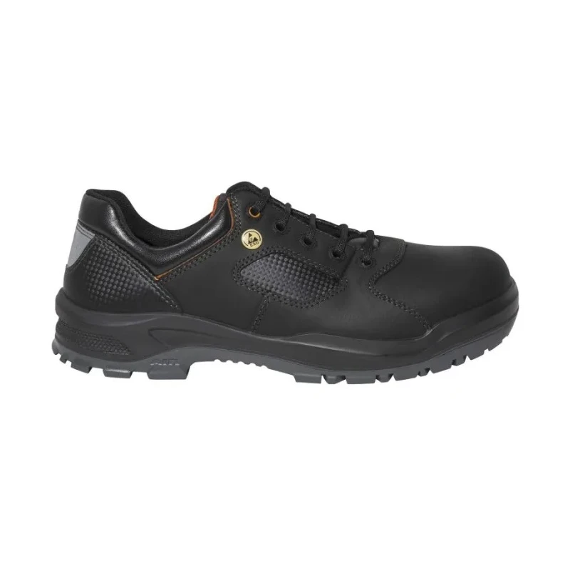 Parade Tierra Unisex Black Grey Composite Low Safety Shoe, Lace Up, Size UK 5 EU 38 07TIERRA481438
