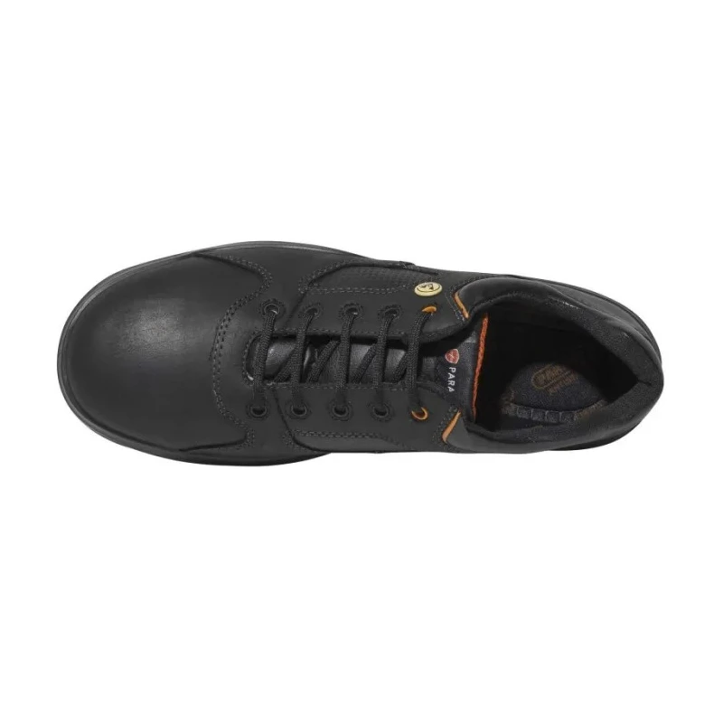 Parade Tierra Unisex Black Grey Composite Low Safety Shoe, Lace Up, Size UK 5 EU 38 07TIERRA481438