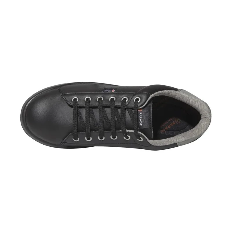 Parade Jamma 40 Unisex Grey, Black Microfibre Safety Trainer with Stainless Steel Toe, Lace Up Closure, UK 07JAMMA7824PT38