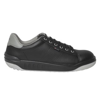 Parade Jamma Unisex Grey Black Microfibre Safety Trainer with Stainless Steel Toe, Lace Up, Size UK 10.5, EU 07JAMMA7824PT45