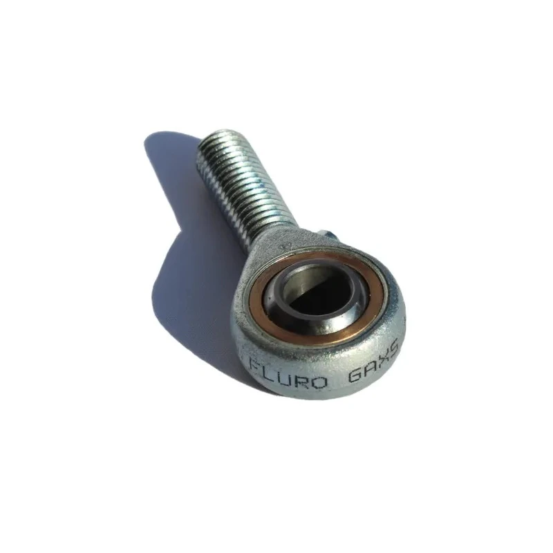 Fluro M6 x 1 Male Galvanised Steel Rod End Metric, 6mm Bore GAXS6