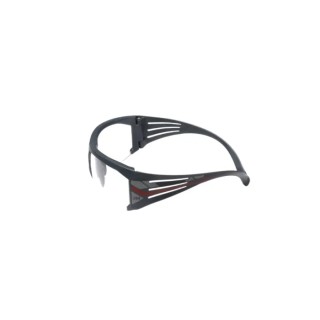 3M SecureFit 600 Half Frame Safety Glasses, Anti-Mist, Scratch Resistant, Grey Polycarbonate Frame, Clear SF601SGAF/FI