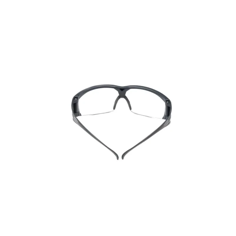 3M SecureFit 600 Half Frame Safety Glasses, Anti-Mist, Scratch Resistant, Grey Polycarbonate Frame, Clear SF601SGAF/FI